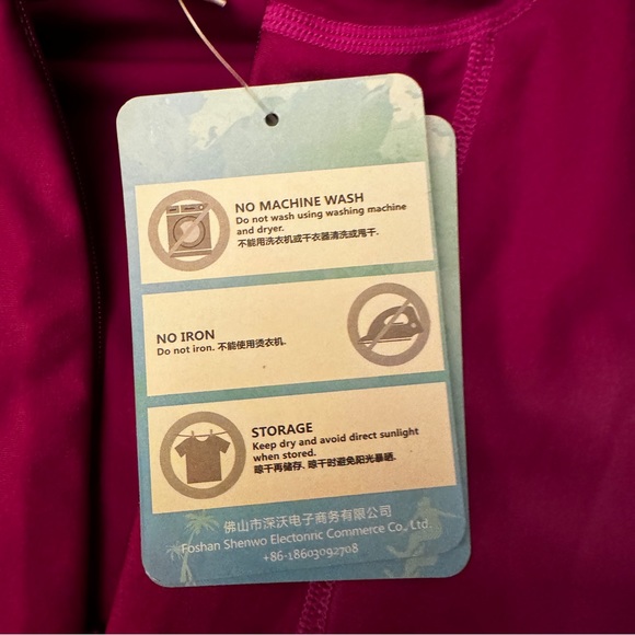 Rashguard magenta long-sleeved top in size 2XL by Sailbee - Picture 7 of 11